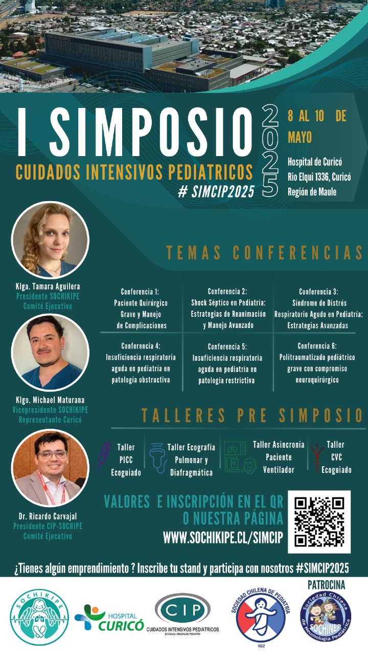 Afiche I Simposio Cuidados Intensivos Pedi&aacute;tricos